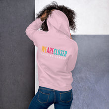 Load image into Gallery viewer, 'We Are Closer' Bright Hoodie Back