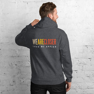 'We Are Closer' Earth Hoodie Back
